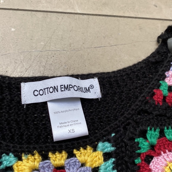 Cotton emporium Colorful Crochet Patterned Dress - Picture 4 of 4